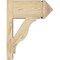 Ekena Millwork Funston Arts & Crafts Rough Sawn Outlooker, Douglas Fir, 8"W x 16"D x 20"H OUT08X16X20FST03RDF - alternate 3